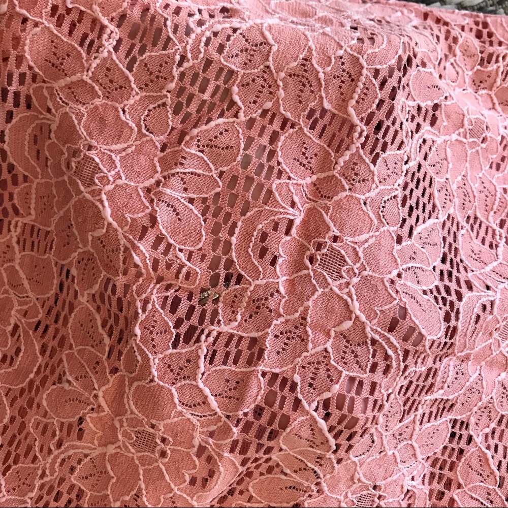 Rose Color Lace Top - Picture 2 of 4